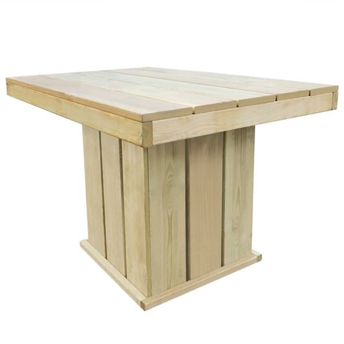 Table de jardin 110x75x74 cm Bois de pin imprégné