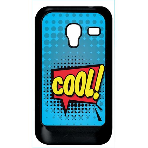 Coque Samsung Galaxy Ace+ Plus Cool Fond Bleu