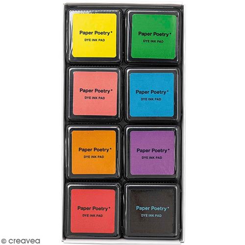 Kit Encreurs à encre de Chine - Multicolore - 8 pcs