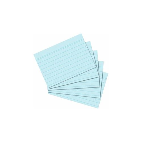 Herlitz Fiches bristol Bleu - vue 1