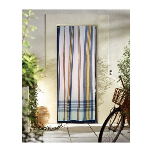 Rideau de porte Marseillais 140x225 cm bleu
