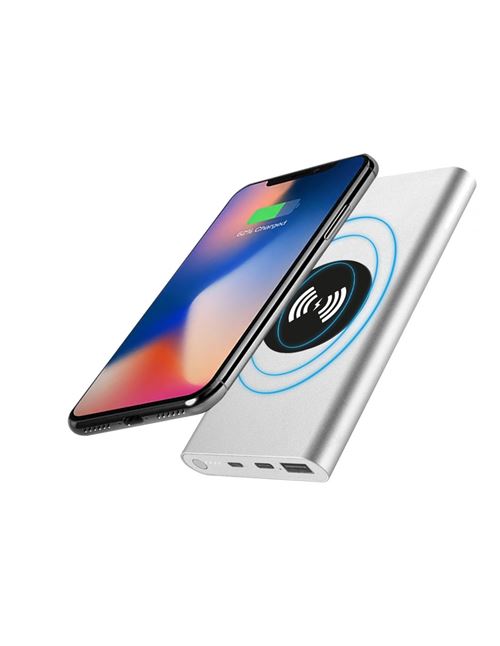 Batterie externe 8.000mAh avec induction Blaupunkt Argent