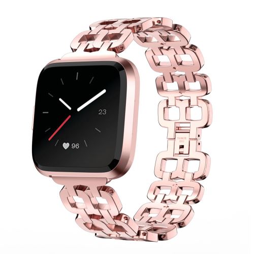 Smart bande Watch remplacement Bracelet en acier inoxydable pour Fitbit Versa Lite