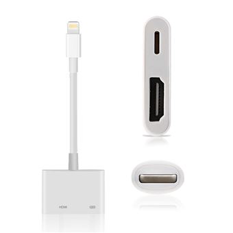 Adaptateur USB Lightning vers HDMI pour iPhoneiPad Maroc