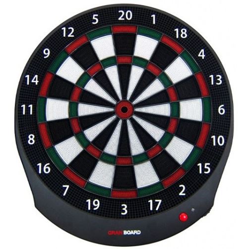 GRAN BOARD GranBoard jeu de fl&eacute;chettes intelligent Bluetooth 56 x 51 cm vert 2 parties