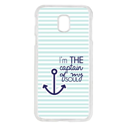 Coque Captain Ancre Compatible Galaxy J7 2017 Transparent