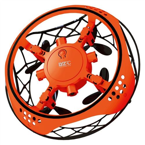 Mini drone UFO Vol stationnaire à induction en intérieur pour enfants et adultes-Orange