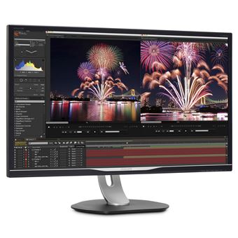 Philips Brilliance P-line 328P6AUBREB - Écran LED - 32" (31.5" visualisable) - 2560 x 1440 QHD @ 60 Hz - IPS - 450 cd/m² - 1200:1 - HDR10 - 4 ms - HDMI, VGA, DisplayPort, USB-C - haut-parleurs - noir texturé