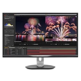 Philips Brilliance P-line 328P6AUBREB - Écran LED - 32" (31.5" visualisable) - 2560 x 1440 QHD @ 60 Hz - IPS - 450 cd/m² - 1200:1 - HDR10 - 4 ms - HDMI, VGA, DisplayPort, USB-C - haut-parleurs - noir texturé