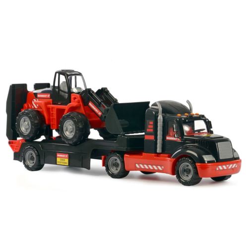 Polesie Mammoet Camion Torpedo 70x15x35 cm Rouge et noir 1450645