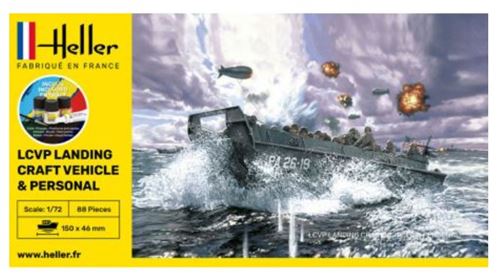 Maquette STARTER KIT LCVP Landungsboot et Figures