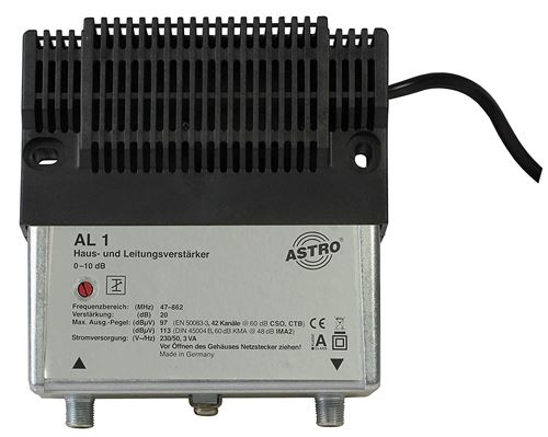 Astro 214010 Amplificateur de signal Noir