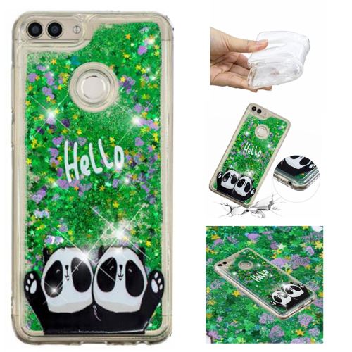 Coque en TPU modèle sables mouvants bonjour pour votre Huawei P Smart (2017)/Enjoy 7S