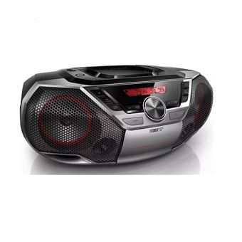 Philips AZ700T/12 Système stéréo portable Analogique 12 W Noir, Argent