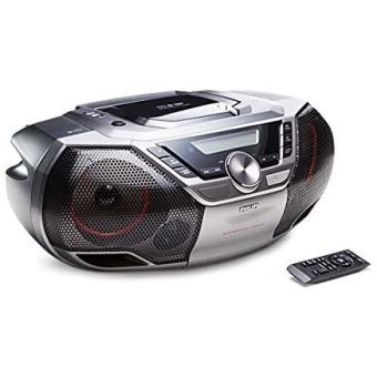 Philips AZ700T/12 Système stéréo portable Analogique 12 W Noir, Argent