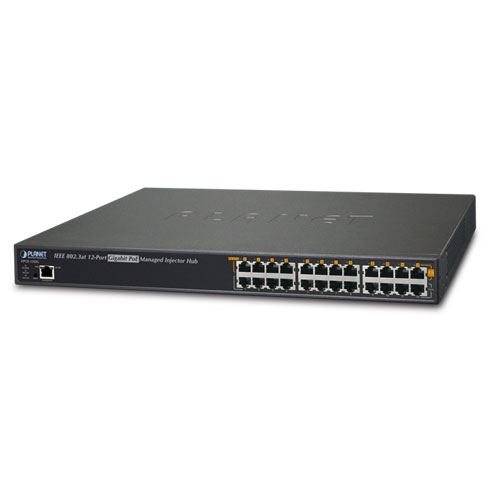 Planet HPOE-1200G injecteur 12 p gigabit poe 802,3at 360W
