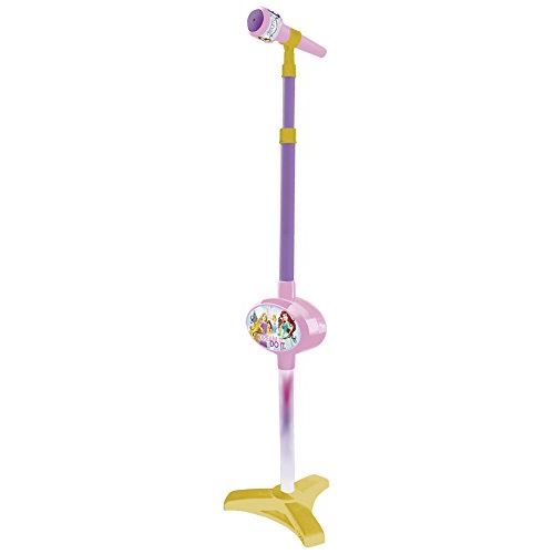 REIG 5286 Princesses Disney Princess Microphone Stand avec connecteur MP3