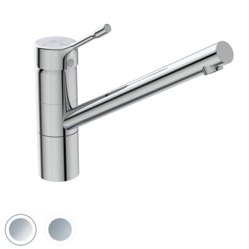 Ideal Standard - Mitigeur évier bec médium CERALOOK orientable chromé - BC295AA