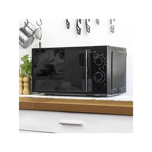 Micro-ondes avec Grill Cecomix All Black 1368 20 L 700W Noir