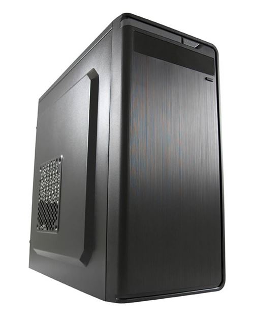 LC Power 2010MB - Towermodel - micro ATX - geen voeding - zwart - USB/Audio