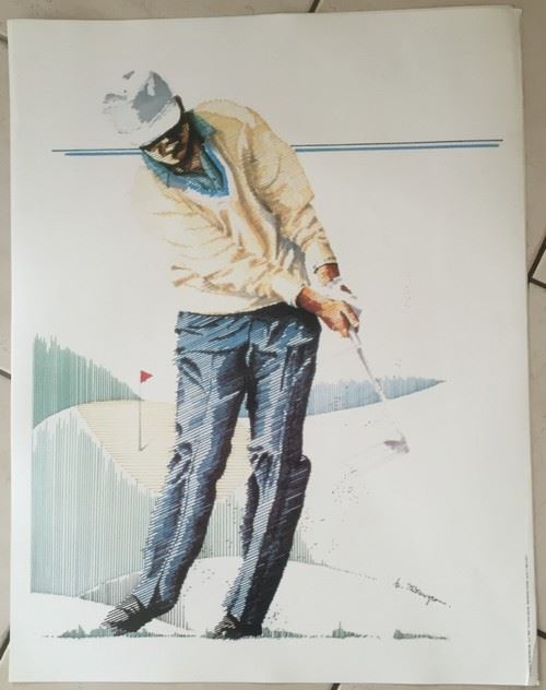 Bouvier - Golf - 50x70 cm - AFFICHE / POSTER