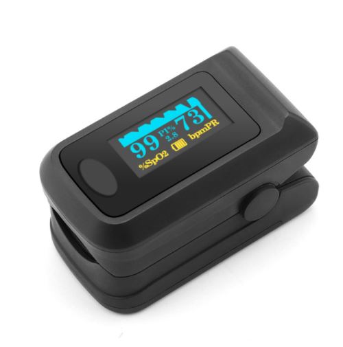 Oxymètre de Pouls Kingbox Moniteur de Fréquence Cardiaque Noir