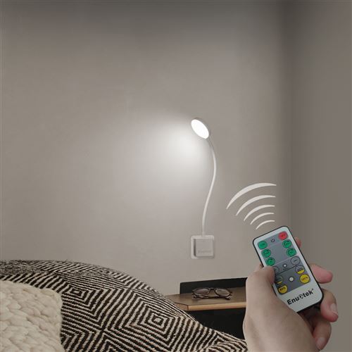 Lampe de bureau- LED Dimmable- Wit-Réglable-3 Luminosité-Contrôle  tactile-Connectable