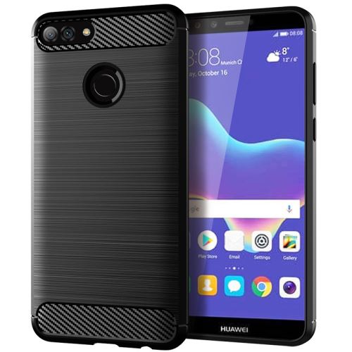 Etui Coque de protection durable souple pour Huawei Y9 2018 - Noir