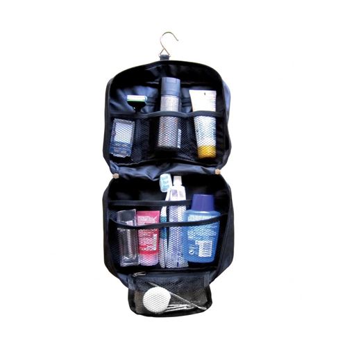 Trousse de toilette de voyage - Zippée avec accroche
