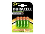 Duracell Rechargeable - Batterie 4 x type AA - NiMH - (rechargeables) - 1300 mAh