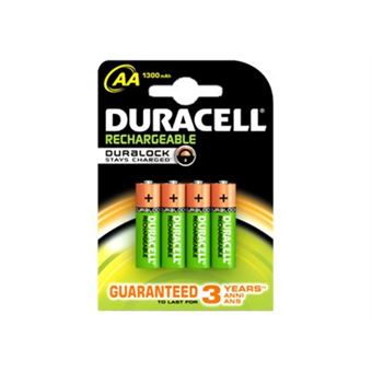 Duracell Rechargeable - Batterie 4 x type AA - NiMH - (rechargeables) - 1300 mAh