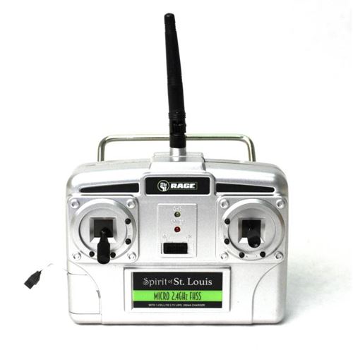 Micro 4-channel Airplane Tx With 200mah Charger, Mode 2 (spirit Of St. Louis)