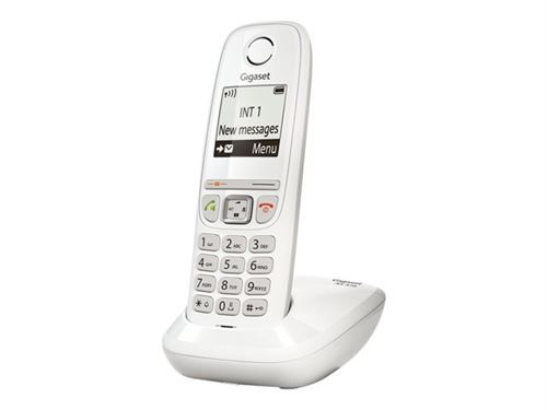 Gigaset AS470 - Téléphone sans fil avec ID d'appelant - DECTGAP - blanc