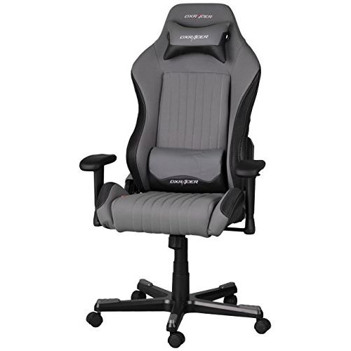 DXRacer OH/DE91/GN Siège Gaming pour Ordinateur Gris/Noir