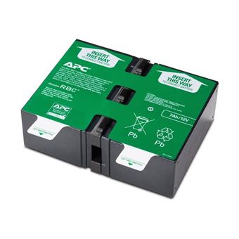 Cartouche de batterie de rechange APC #123 - Batterie d'onduleur - 1 x batterie - Acide de plomb - pour P/N: BX1350M, BX1350M-LM60, SMT750RM2UC, SMT750RM2UNC, SMT750RMI2UC, SMT750RMI2UNC - 1