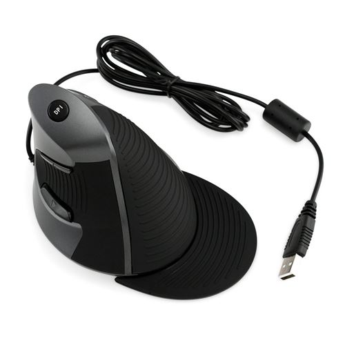 USB Souris Vertical Main Droite Ergonomique Verticale Souris 1600 DPI Souris Optique Pour PC