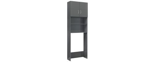 Meuble pour machine à laver 64x25.5x190cm - Gris