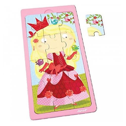 Janod - j07069 - puzzle bois princesse jessica 12 pieces
