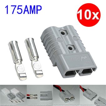 25 Sur 10 Pack 175amp Plug Power Pole Electrique Chargeur De Batterie Connecteur Chargeur Pour Telephone Mobile Achat Prix Fnac