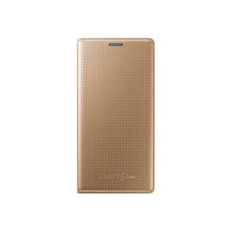 Samsung Flip Cover EF-FG800B - Étui à rabat pour téléphone portable - Or cuivré - pour Galaxy S5 Mini