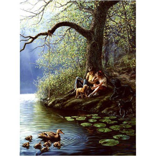 SUNSOUT Places Remembered-Spring Jigsaw Puzzle 1000 Piece 