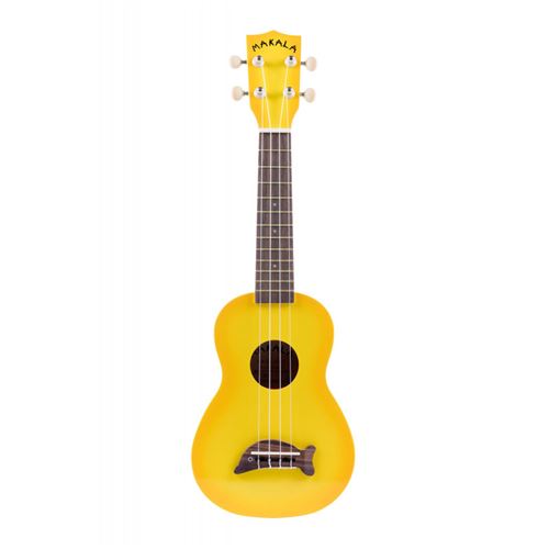 Kala Makala Dolphin jaune dégradé (+ housse) - Ukulele Soprano