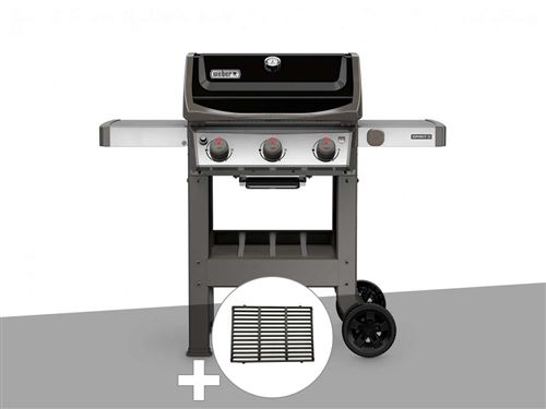 Barbecue gaz Weber Spirit II E-310 + plancha + 1/2 grille de cuisson