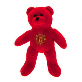 Manchester United FC - Mini Ours- Peluche (20cm) (Rouge) - UTTA3391 - 1