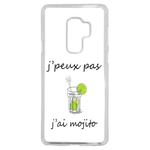 Coque Rigide Pour Samsung Galaxy S9 Plus Motif J'peux Pas J'ai Mojito