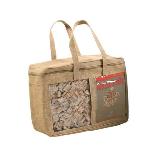 Mécabois Sac de Jutes de 400 pieces - Jeux de constructions planchettes en bois - abriqué en France