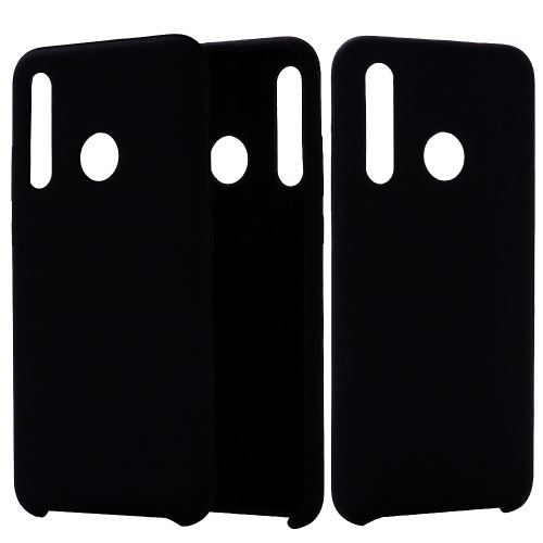 Coque en silicone liquide souple noir pour votre Huawei P Smart Z/Y9 Prime 2019