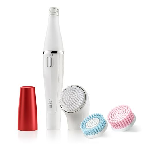 Mini épilateur et nettoyage du visage Braun 852 ruby edition face