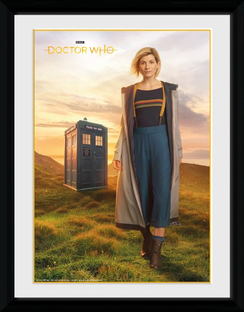 Photographie encadree Doctor Who 13th Doctor 30x40cm