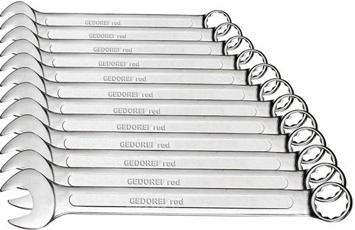 Gedore RED 3300992 Combination Wrench Set 12 Pieces 6-22 mm